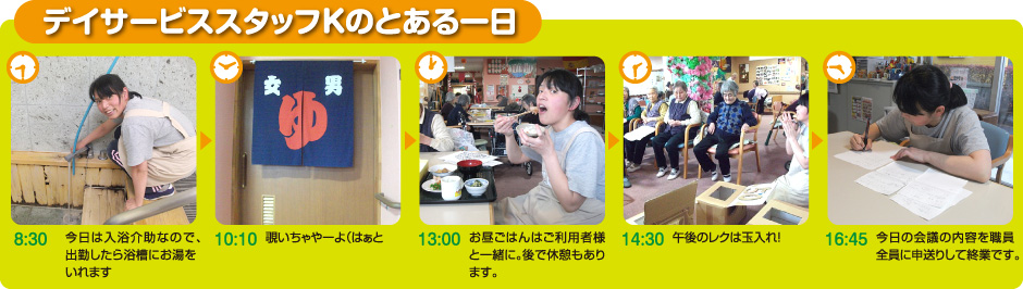 デイサービススタッフKのとある一日